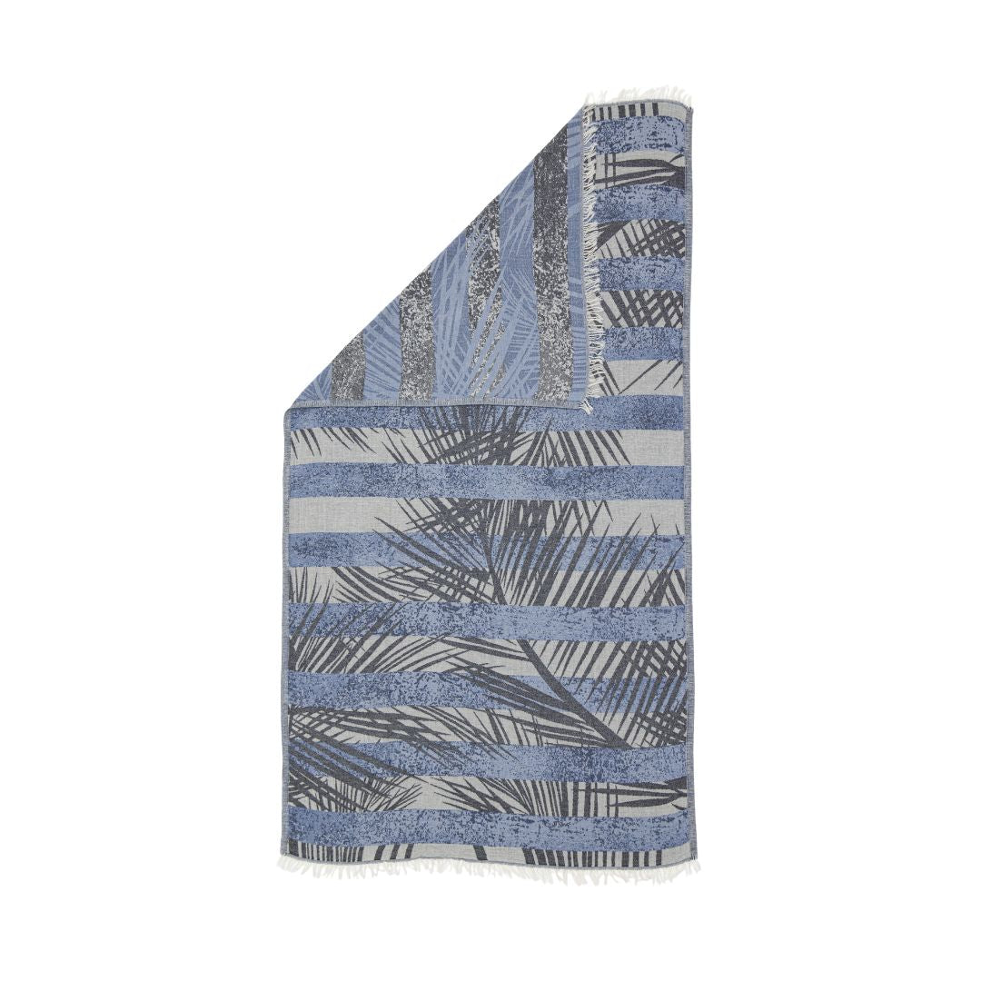 Palm Navy Blue